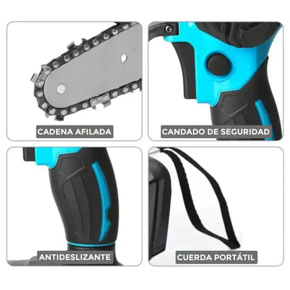 BLACK FRIDAY: Mini Motosierra De Mano Portatil Recarga Original + BATERIA EXTRA + Regalos